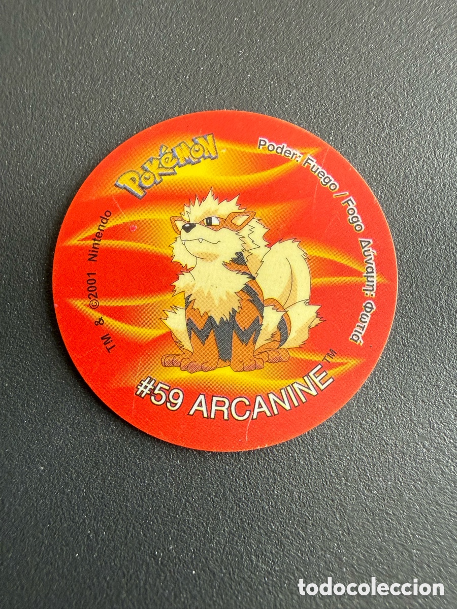 Jouets Anciens et Jeux de collection: POKEMON TAZO 2. # 59. ARCANINE