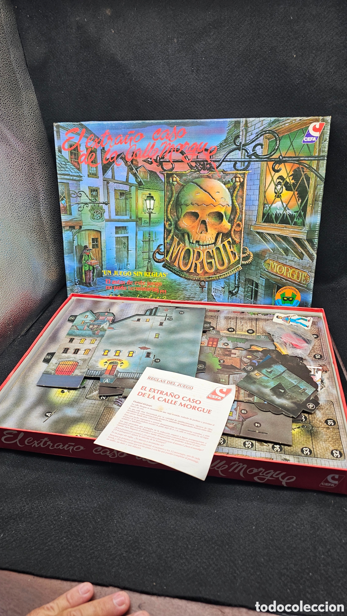 Altes Spielzeug und Spiele: Juego El extra&ntilde;o caso de la Calle Morgue d&eacute;cada de los 80