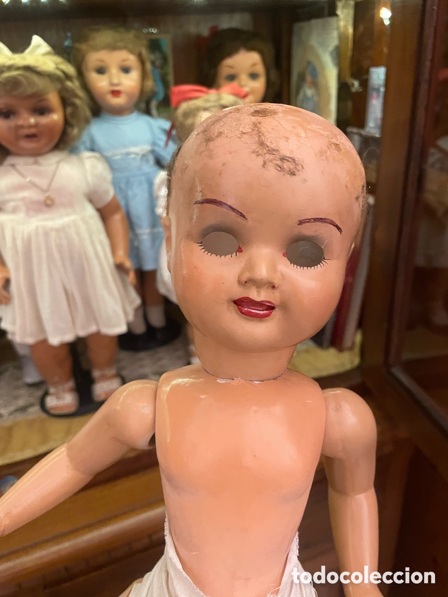 Juguetes antiguos y juegos de colecci&oacute;n: Mu&ntilde;eca de composici&oacute;n - Foto 3