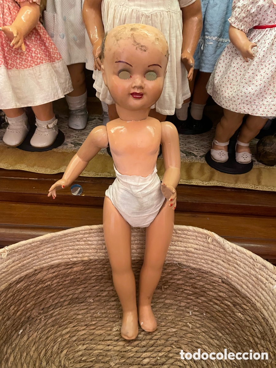 Juguetes antiguos y juegos de colecci&oacute;n: Mu&ntilde;eca de composici&oacute;n - Foto 1