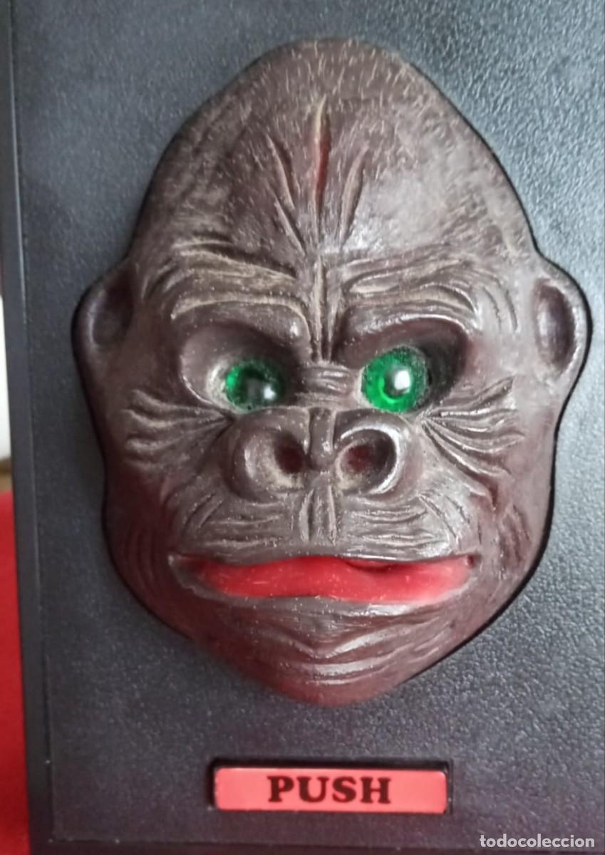 Juguetes antiguos y juegos de colecci&oacute;n: GORILA-ALPS FANCY GOODS/JUGUETE/ADORNO/ARTILUGIO CON SONIDO/MOVIMIENTO CARA/LUZ OJOS-VER FOTOS