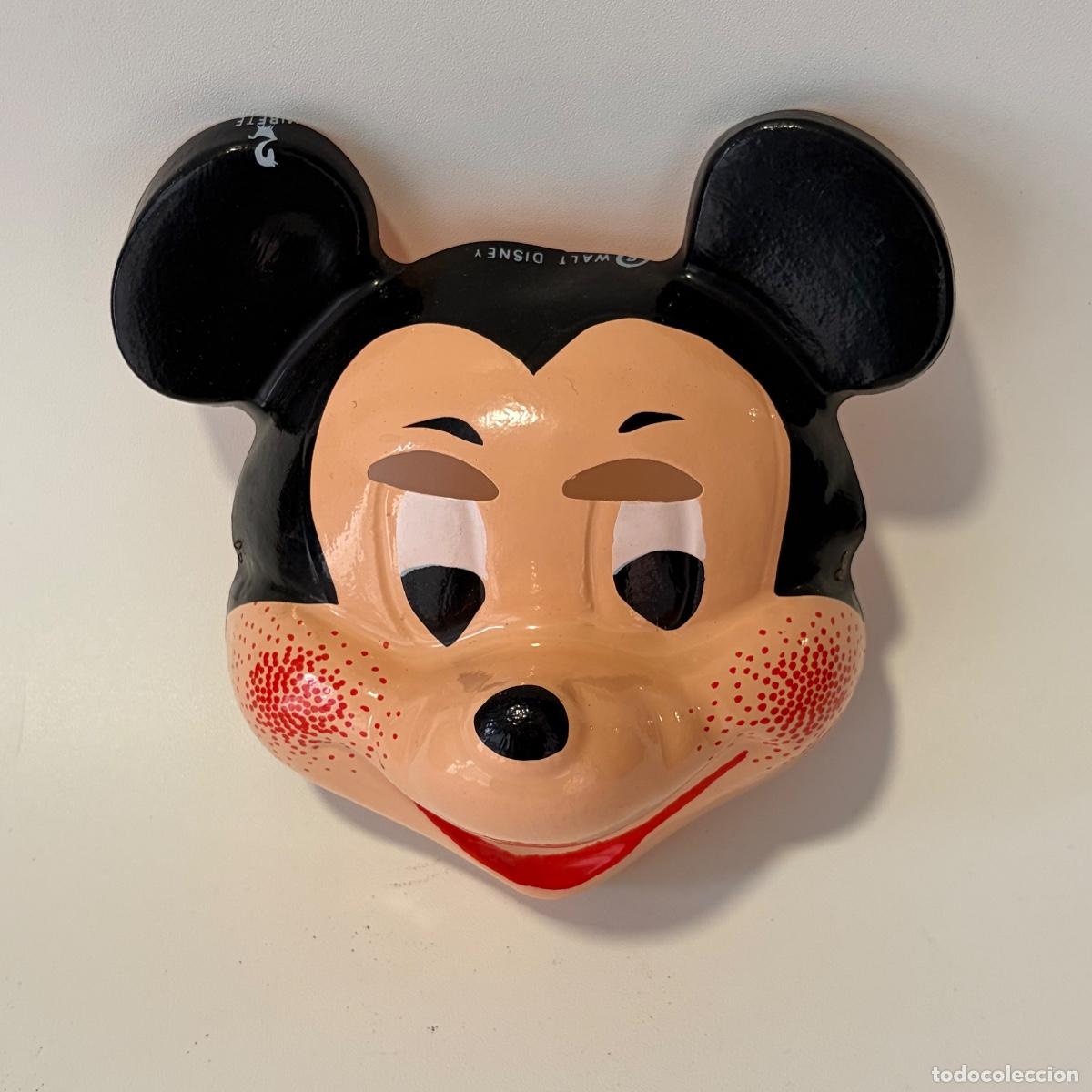 Altes Spielzeug und Spiele: Careta m&aacute;scara Mickey Mouse Disney Mirete antigua a&ntilde;os 60 70