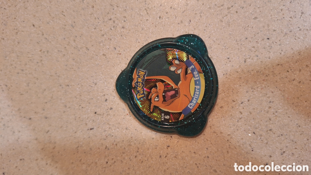 Juguetes antiguos y juegos de colecci&oacute;n: Tazo krak charizard evo 3