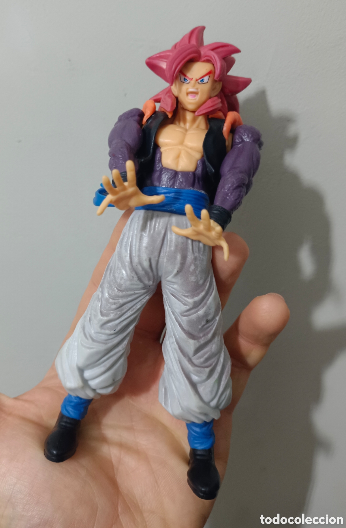 Juguetes antiguos y juegos de colecci&oacute;n: Figura super saiyan 4 gogeta dragon ball , bola de dragon