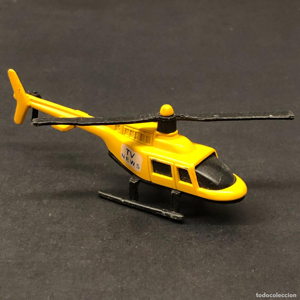 Juguetes antiguos y juegos de colecci&oacute;n: HELICOPTERO - TV NEWS - 10 CM - HELICOPTERO DE JUGUETE / 1195