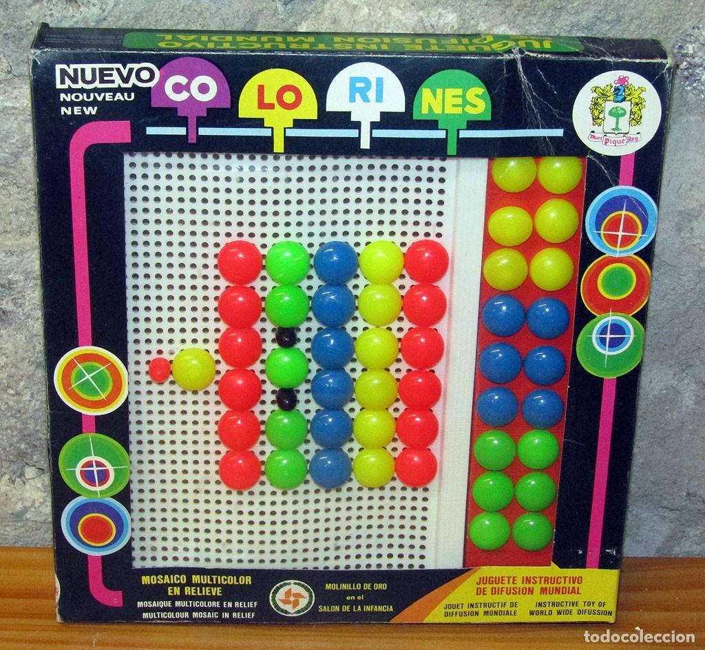 Juguetes antiguos y juegos de colecci&oacute;n: COLORINES DE PIQU&Eacute; - EL ANTIGUO JUEGO DE LOS PINCHOS DE COLORES - NUEVO Y EN SU CAJA - A&Ntilde;OS 70