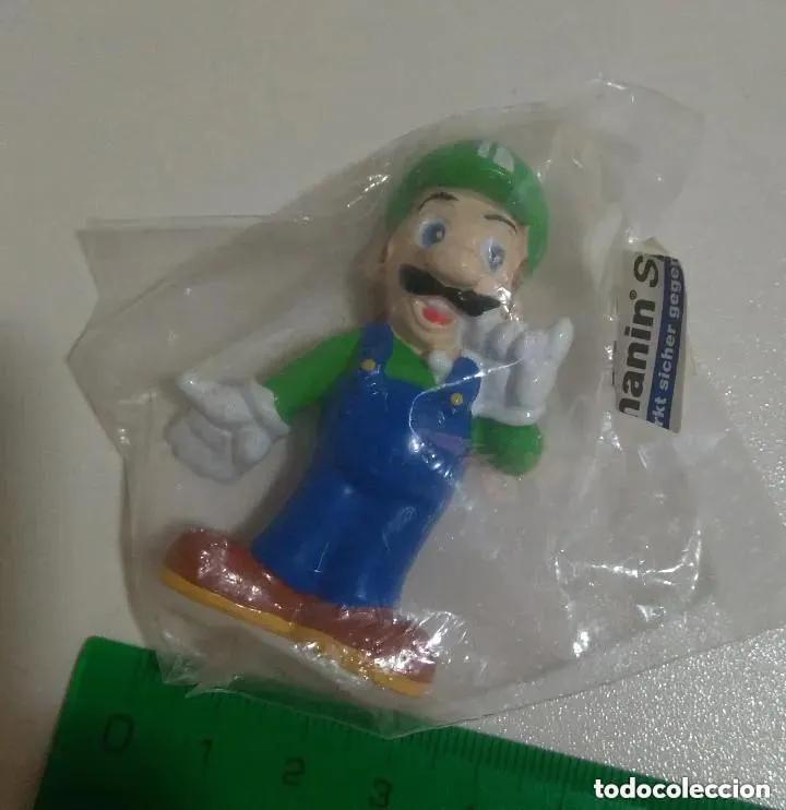 Juguetes antiguos y juegos de colecci&oacute;n: figura promocional 90 luigi mario bros chocolatina mars promocional publicitario nintendo mu&ntilde;eco