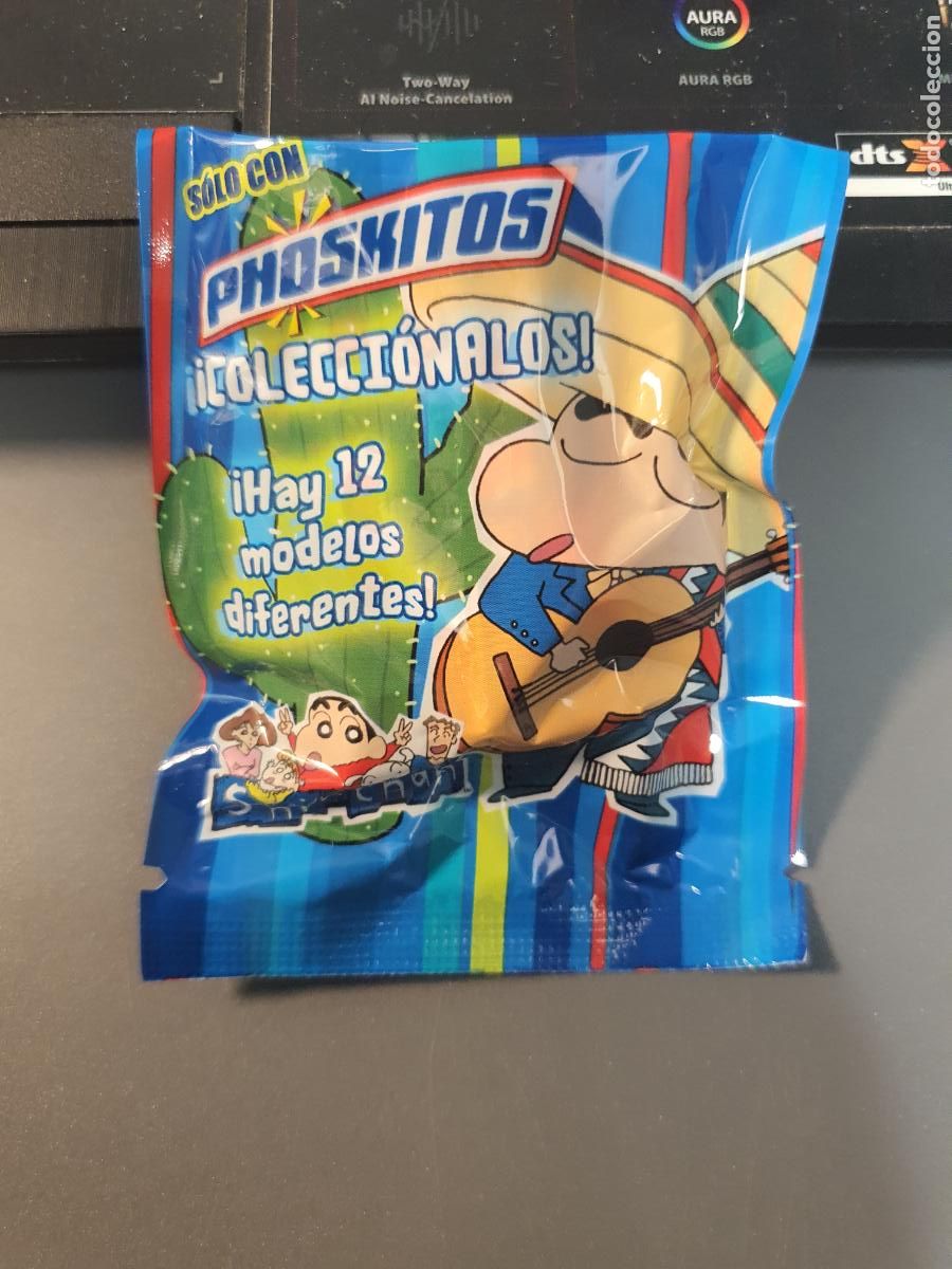 Juguetes antiguos y juegos de colecci&oacute;n: SOBRE PRECINTADO NUEVO PROMOCIONAL PHOSKITOS SHINCHAN FIGURAS 2008 EXPO ZARAGOZA