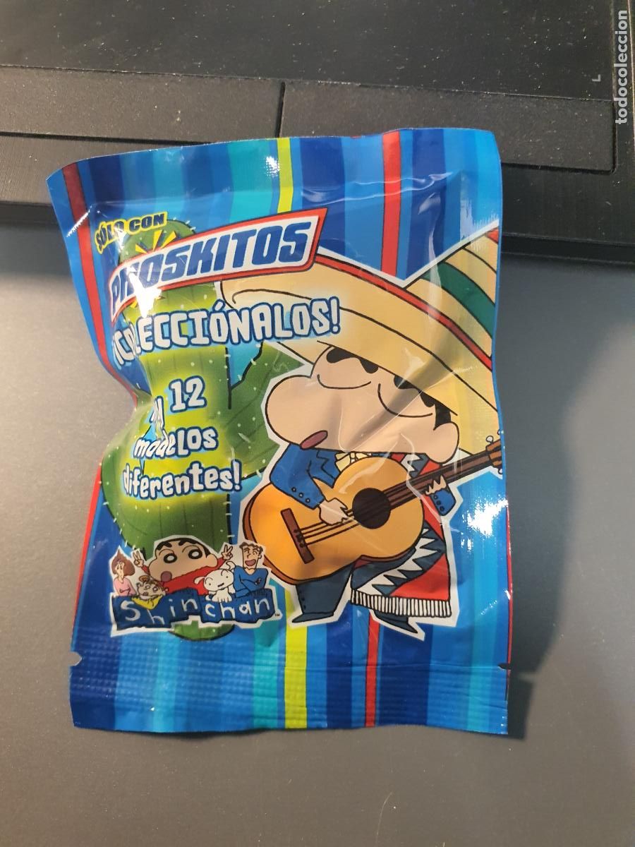Juguetes antiguos y juegos de colecci&oacute;n: SOBRE PRECINTADO NUEVO PROMOCIONAL PHOSKITOS SHINCHAN FIGURAS 2008 EXPO ZARAGOZA