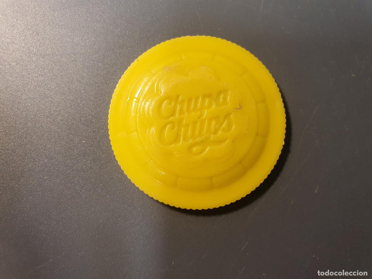 Juguetes antiguos y juegos de colecci&oacute;n: TAZO CROMO CHUPA CHUPS