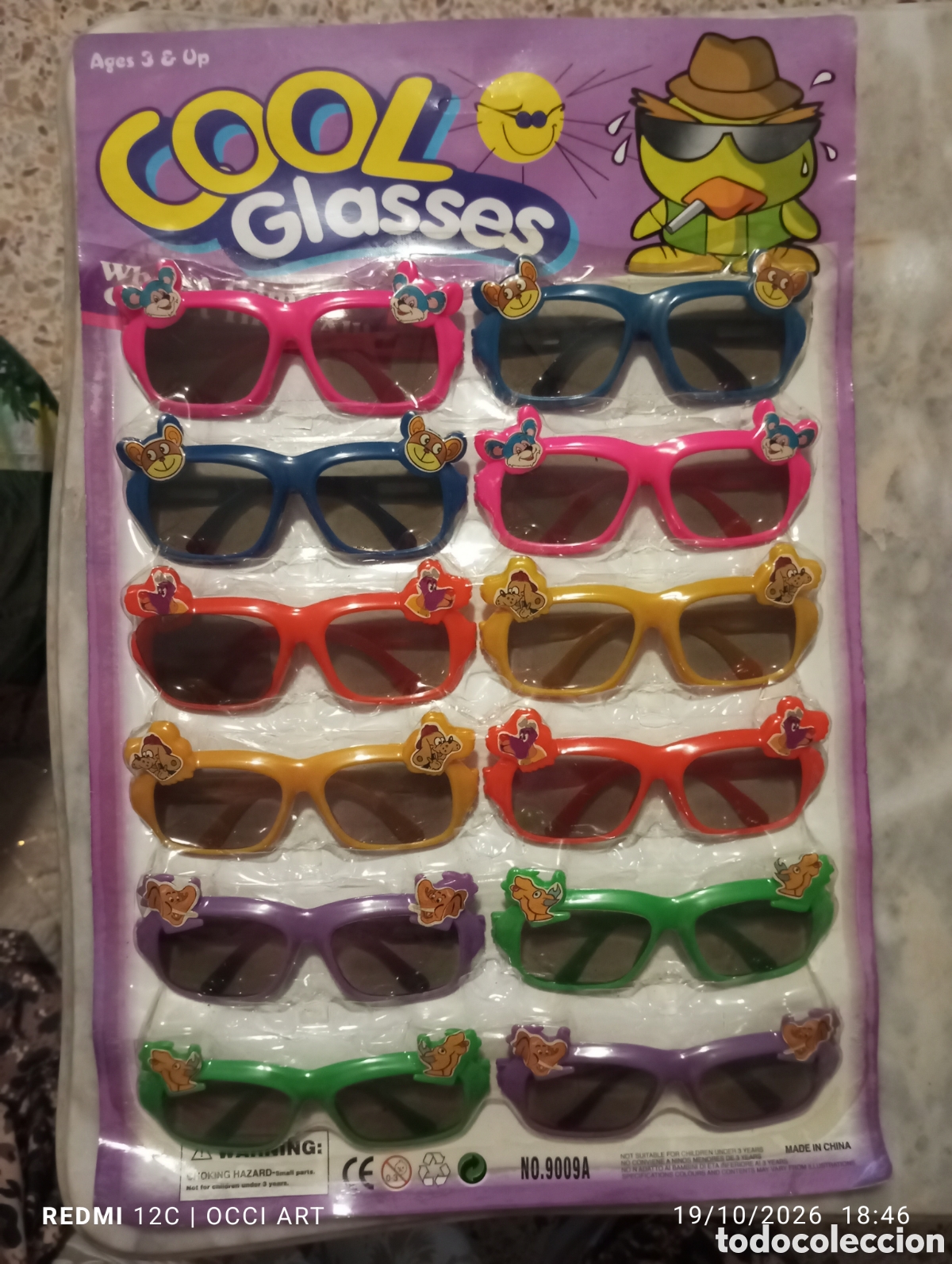 Juguetes antiguos y juegos de colecci&oacute;n: Pack de gafas de kiosko a&ntilde;os 80