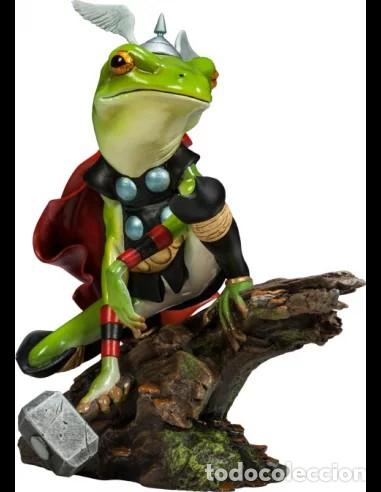 Juguetes antiguos y juegos de colecci&oacute;n: Marvel: Thor frog diorama Sideshow - Foto 2