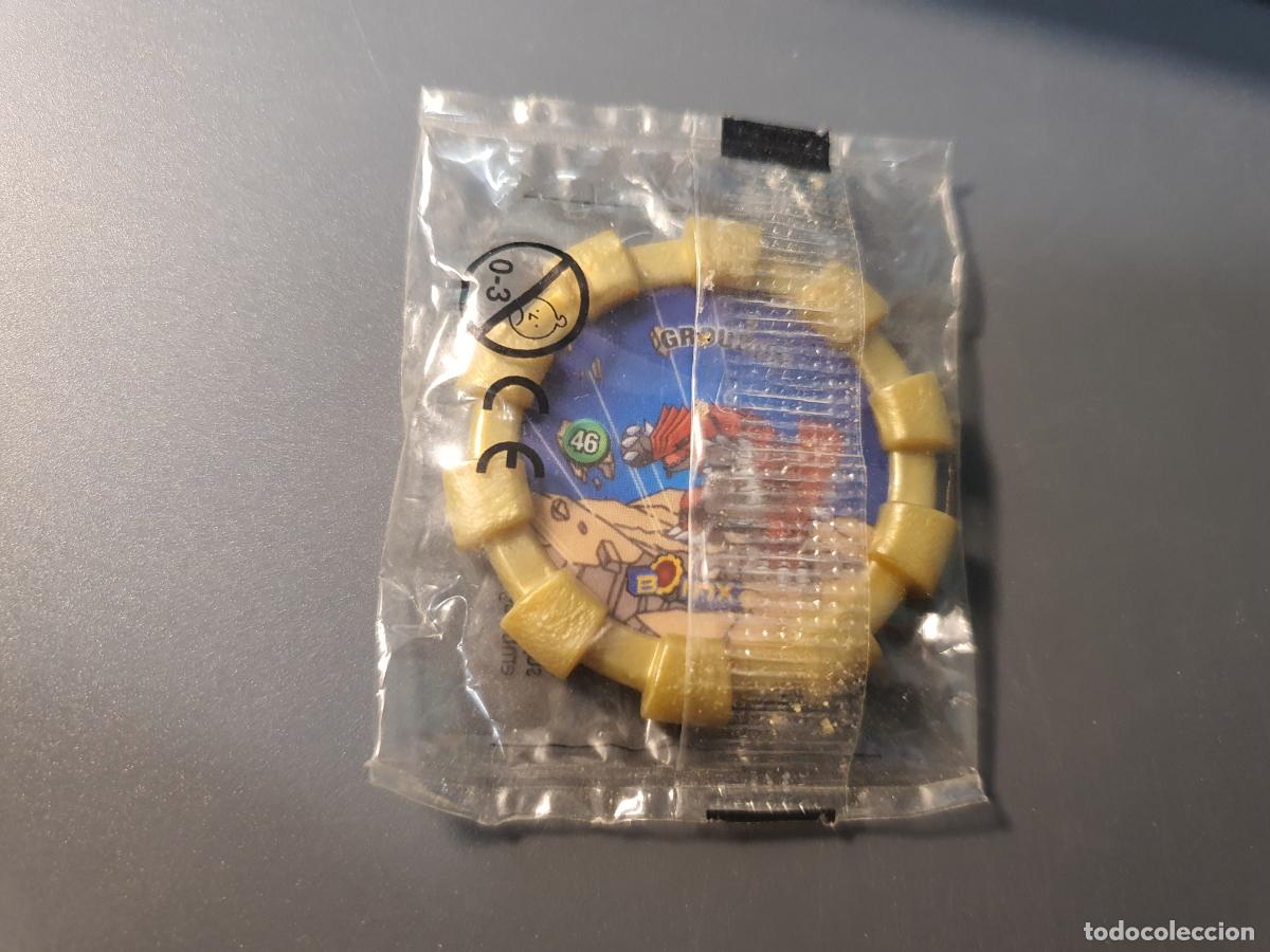 Juguetes antiguos y juegos de colecci&oacute;n: TAZO PRECINTADO SELLADO POKEMON -- A&Ntilde;O 2007 -- POKEMON BOINX -- CHIPICAO - ESPA&Ntilde;A -- N&ordm; 46 GROUDON