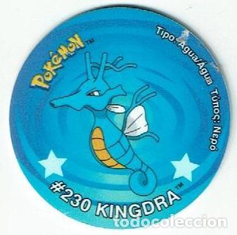 Juguetes antiguos y juegos de colecci&oacute;n: COLECCI&Oacute;N TAZOS MATUTANO NINTENDO POK&Eacute;MON STICKER TAZO CAPS POGS SIN PEGATINA N&ordm; 07 7 #230 KINGDRA