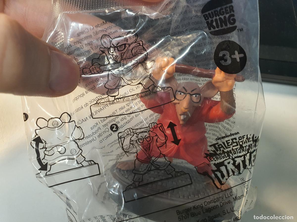 Juguetes antiguos y juegos de colecci&oacute;n: FIGURA BK BURGER KING - TORTUGAS NINJA - PRECINTADO NUEVO A ESTRENAR