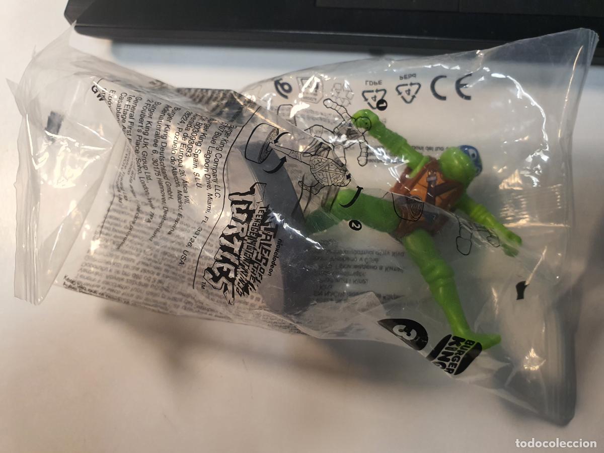 Juguetes antiguos y juegos de colecci&oacute;n: FIGURA BK BURGER KING - TORTUGAS NINJAS - PRECINTADO NUEVO A ESTRENAR