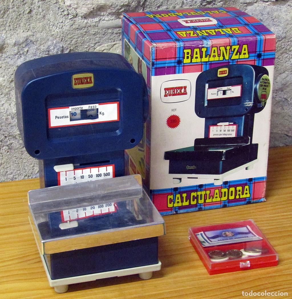 Juguetes antiguos y juegos de colecci&oacute;n: ANTIGUA BALANZA CALCULADORA DE EUREKA - NUEVA Y EN SU CAJA - A&Ntilde;OS 70
