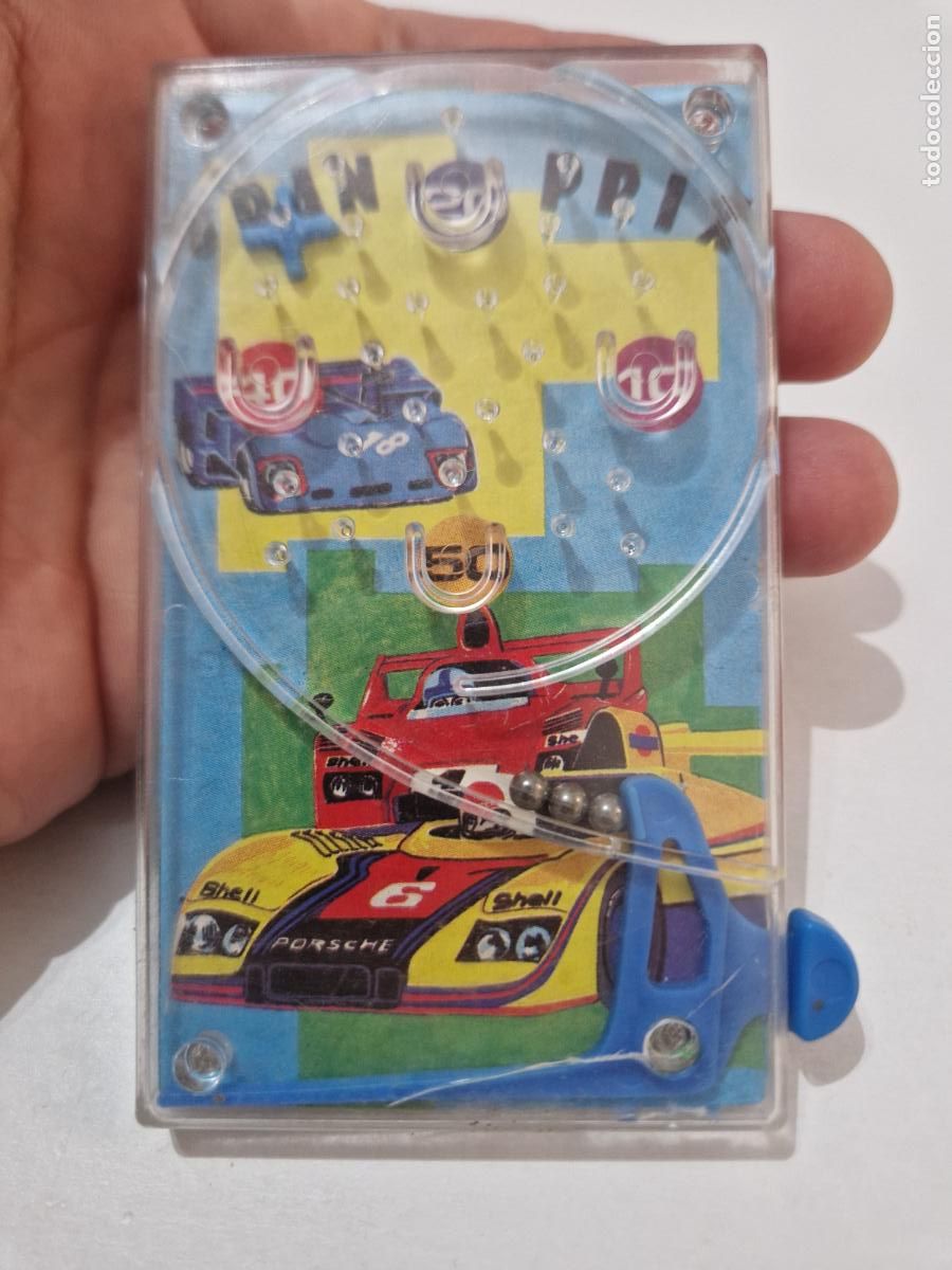 Juguetes antiguos y juegos de colecci&oacute;n: antiguo juego bolas mini pinball milloncete kiosko vintage a&ntilde;os 80 gran prix carrera auto