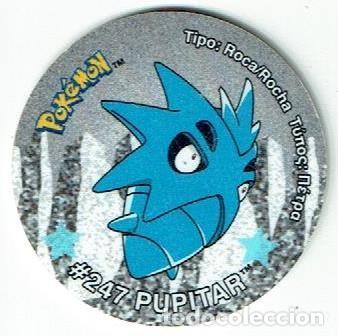 Juguetes antiguos y juegos de colecci&oacute;n: COLECCI&Oacute;N TAZOS MATUTANO NINTENDO POK&Eacute;MON STICKER TAZO CAPS POGS SIN PEGATINA N&ordm; 18 #247 PUPITAR