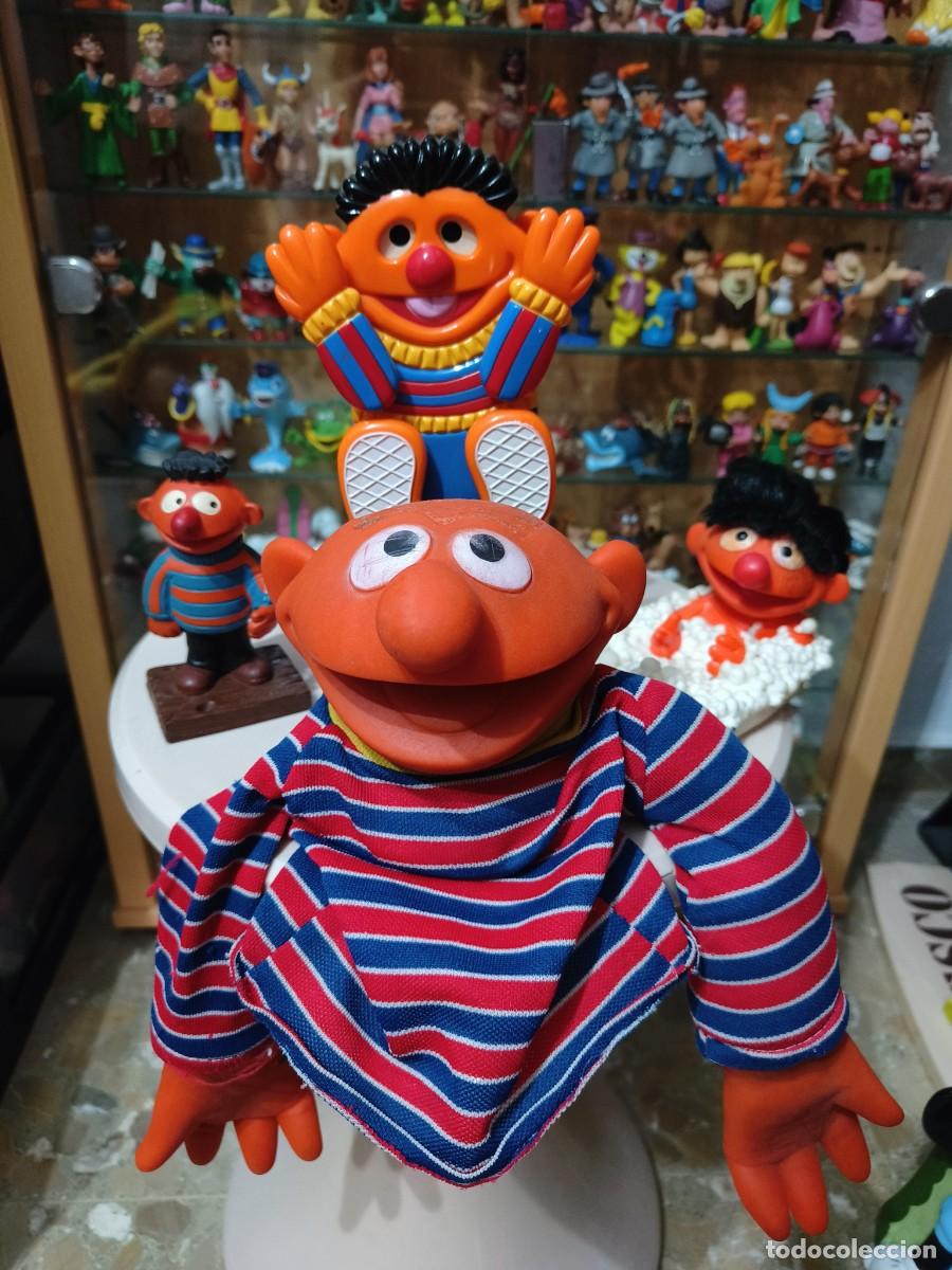 Juguetes antiguos y juegos de colecci&oacute;n: Ocasion coleccionistas ! Lote de figuras y mu&ntilde;ecos de Epi original vintage a&ntilde;os 70 80 barrio sesamo