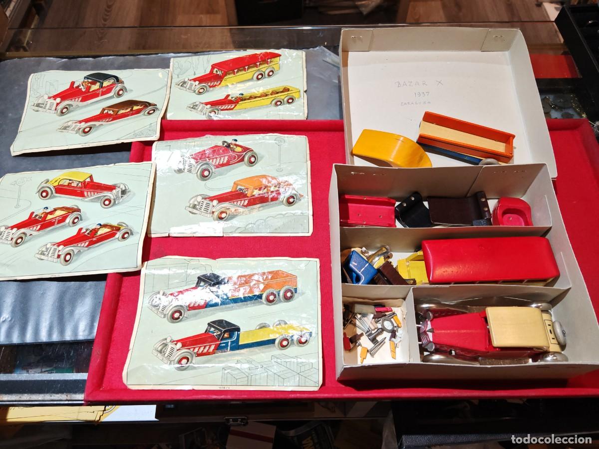 Juguetes antiguos y juegos de colecci&oacute;n: caja juguete antiguo coche construcci&oacute;n a&ntilde;os 30-40 comprado en bazar x Zaragoza