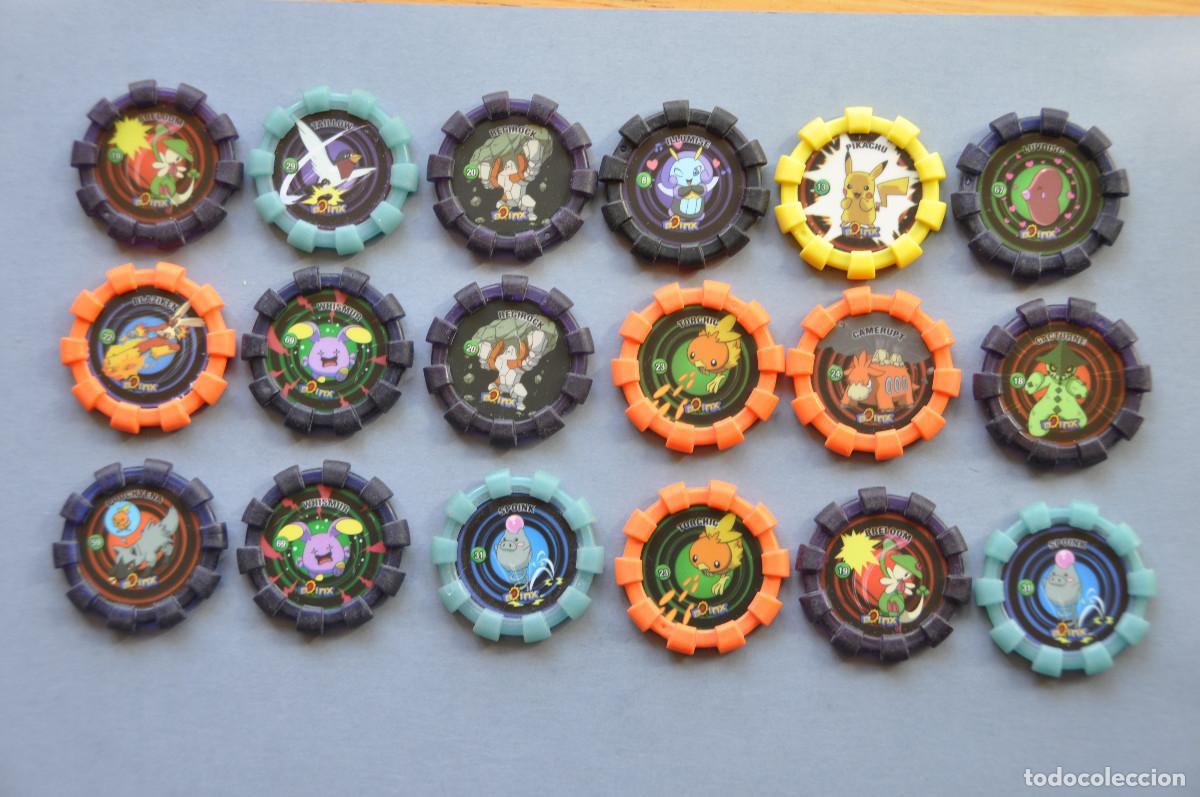 Juguetes antiguos y juegos de colecci&oacute;n: LOTE TAZOS POKEMON BOINX CHIPICAO