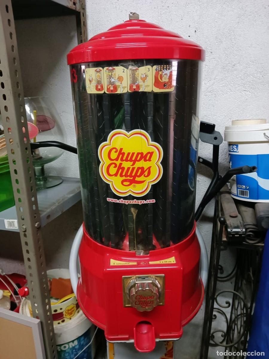 Juguetes antiguos y juegos de colecci&oacute;n: Dispensadora de Chupa Chups.