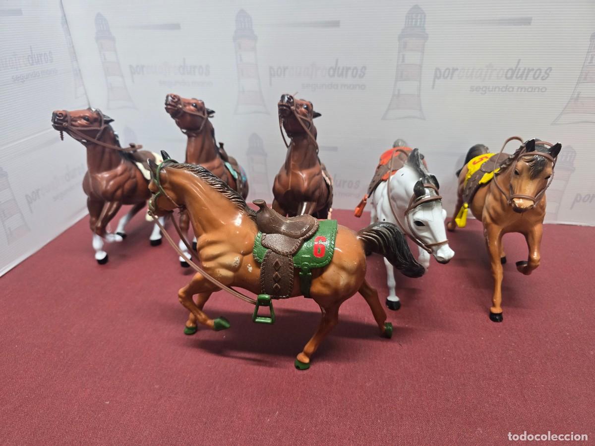 Juguetes antiguos y juegos de colecci&oacute;n: Lote 6 caballos Breyer numerados a&ntilde;os 2000