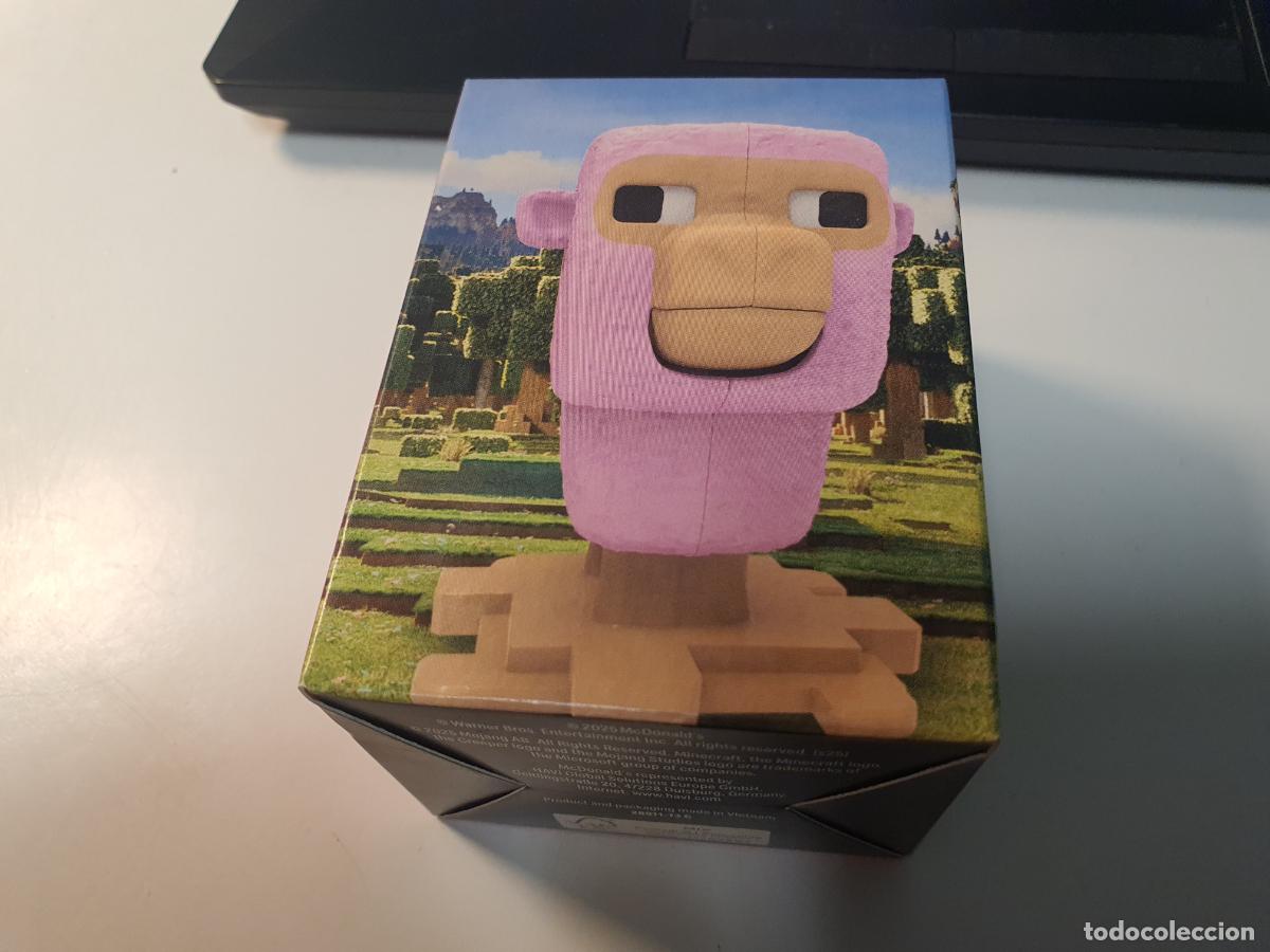 Juguetes antiguos y juegos de colecci&oacute;n: FIGURA MCDONALDS MC DONALDS - MINECRAFT - A&Ntilde;O 2025 - NUEVA EN CAJA A ESTRENAR - OVEJA ROSA