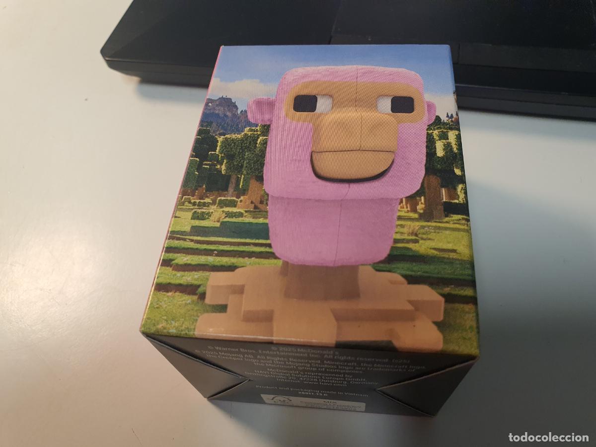 Juguetes antiguos y juegos de colecci&oacute;n: FIGURA MCDONALDS MC DONALDS - MINECRAFT - A&Ntilde;O 2025 - NUEVA EN CAJA A ESTRENAR - OVEJA ROSA