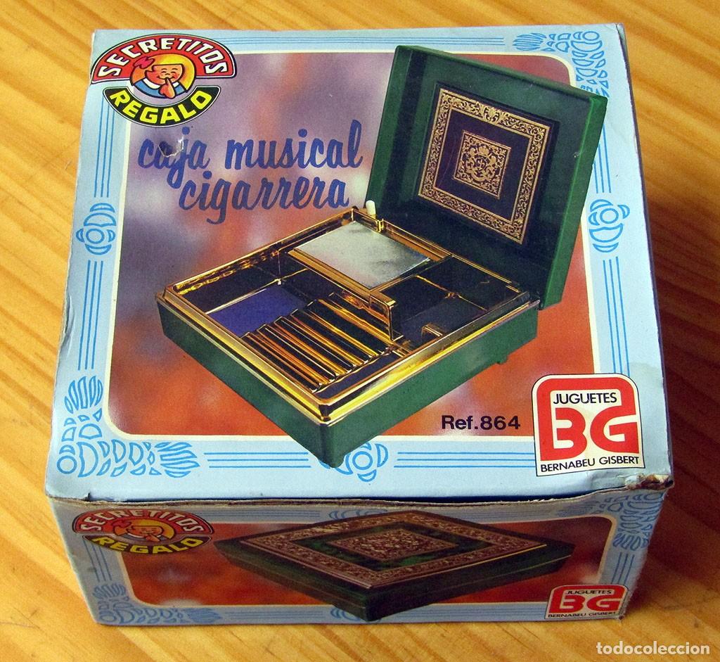 Juguetes antiguos y juegos de colecci&oacute;n: ANTIGUA CAJA MUSICAL CIGARRERA DE SECRETITOS REGALO - BG, BERNABEU GISBERT - NUEVA Y FUNCIONANDO