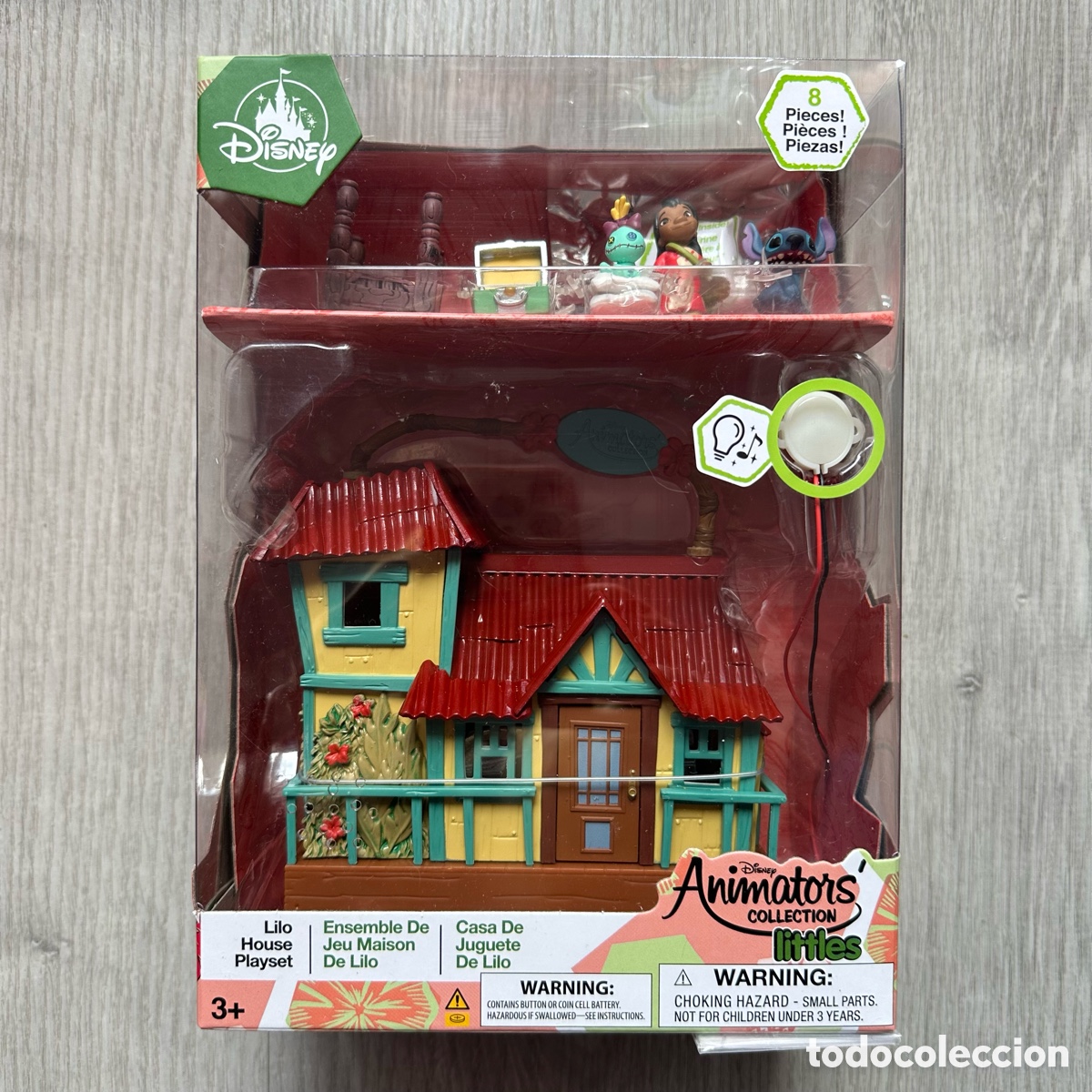 Juguetes antiguos y juegos de colecci&oacute;n: Set juego casa Lilo, Lilo y Stitch, colecci&oacute;n Littles, Disney Animators.