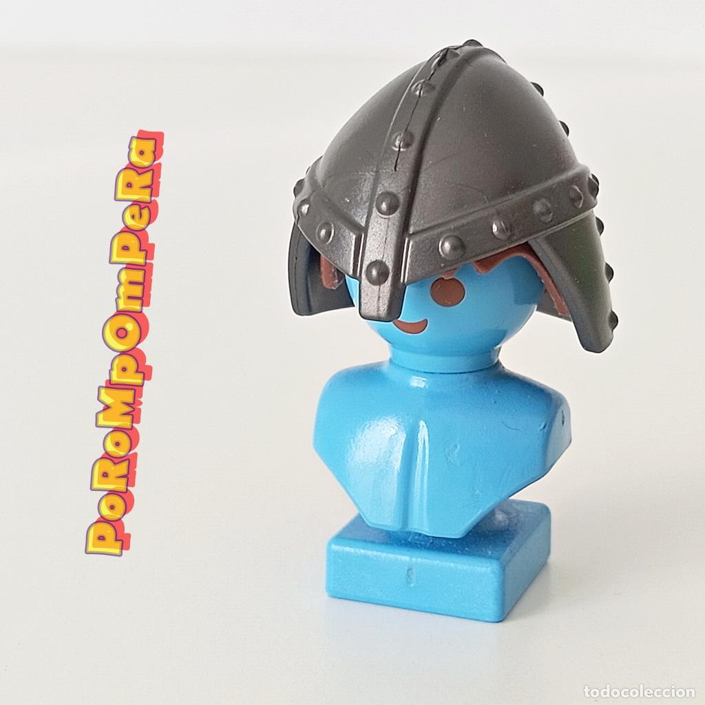 Juguetes antiguos y juegos de colecci&oacute;n: PLAYMOBIL casco oscuro protector 486X 4873 5978 600X 6156 6627 7495 7533 9341 caballero medieval F5