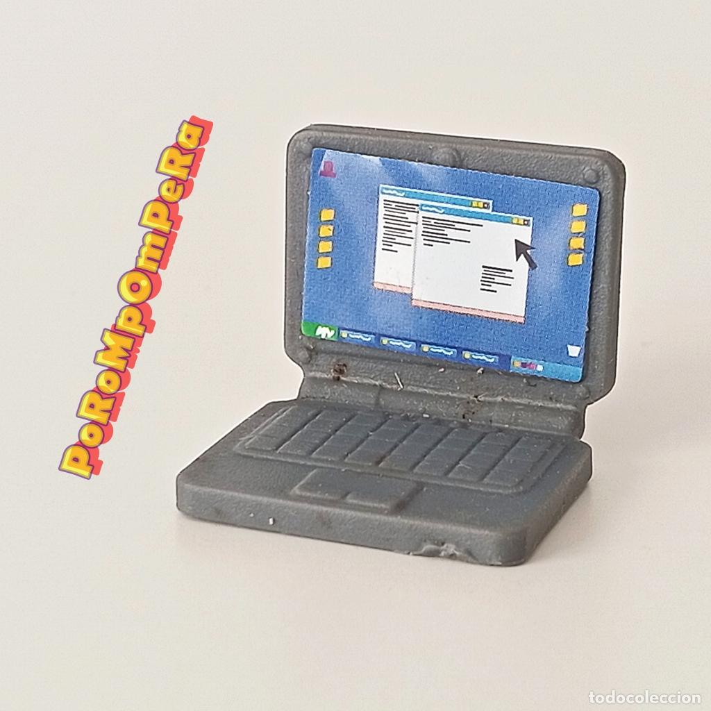 Juguetes antiguos y juegos de colecci&oacute;n: PINYPON ? ordenador port&aacute;til similar PLAYMOBIL F5