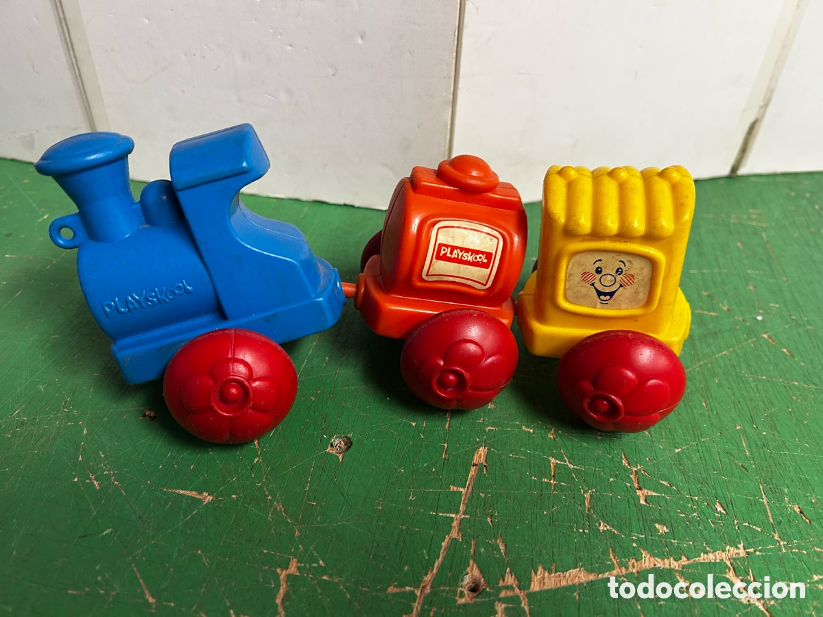 Antique Toys and Collectible Games: PLAYSKOOL TREN CHU CHU INCOMPLETO PARA BRICOLAGE