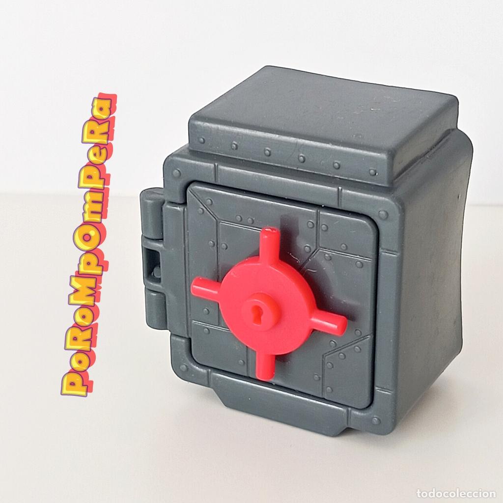 Juguetes antiguos y juegos de colecci&oacute;n: PINYPON caja fuerte banco ideal diorama PLAYMOBIL CG4