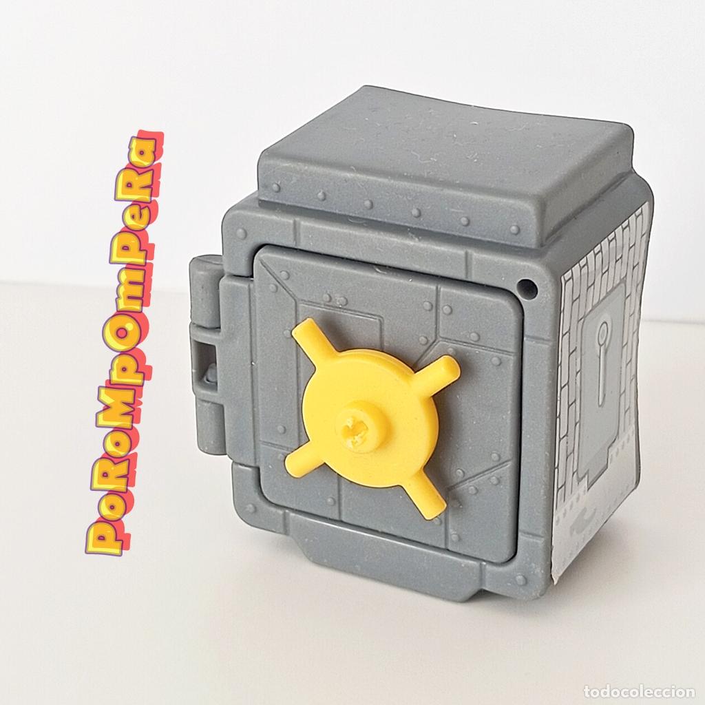 Juguetes antiguos y juegos de colecci&oacute;n: PINYPON caja fuerte banco ideal diorama PLAYMOBIL CG4