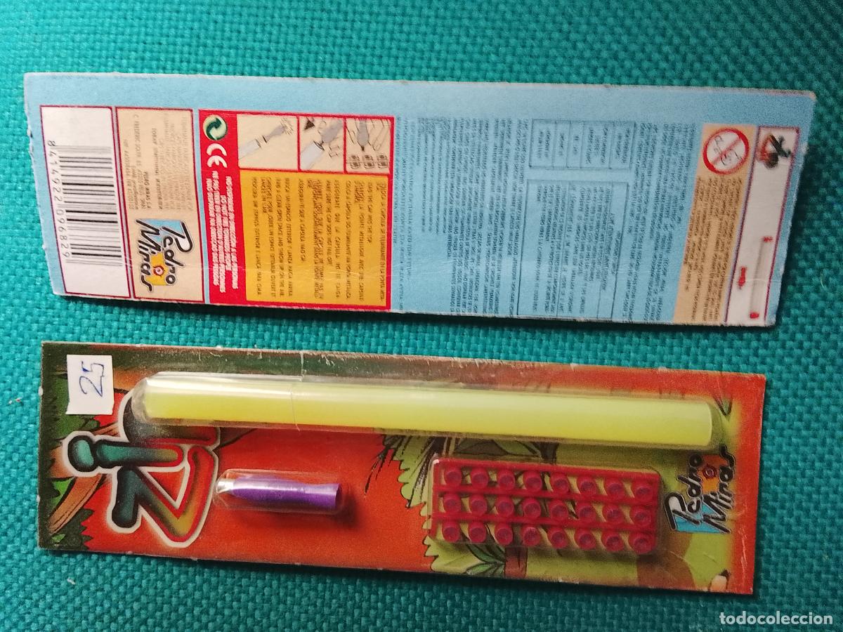 Juguetes antiguos y juegos de colecci&oacute;n: Fulminantes de mixtos mistos Pedro miras Espa&ntilde;a blister punta met&aacute;lica