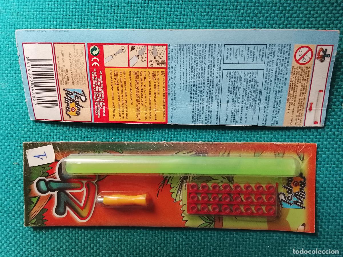 Juguetes antiguos y juegos de colecci&oacute;n: Fulminantes de mixtos mistos Pedro miras Espa&ntilde;a blister punta met&aacute;lica