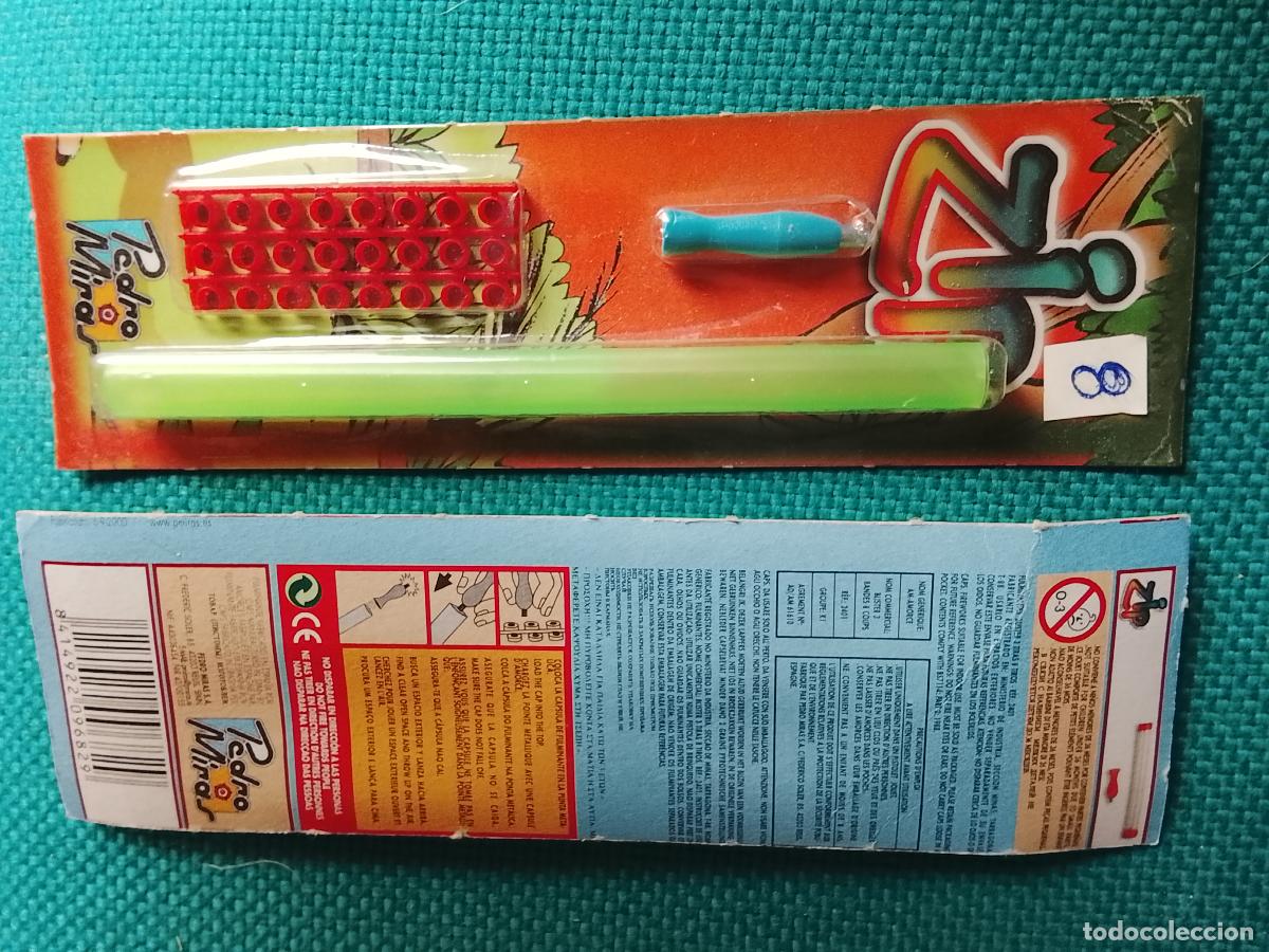 Juguetes antiguos y juegos de colecci&oacute;n: Fulminantes de mixtos mistos Pedro miras Espa&ntilde;a blister punta met&aacute;lica
