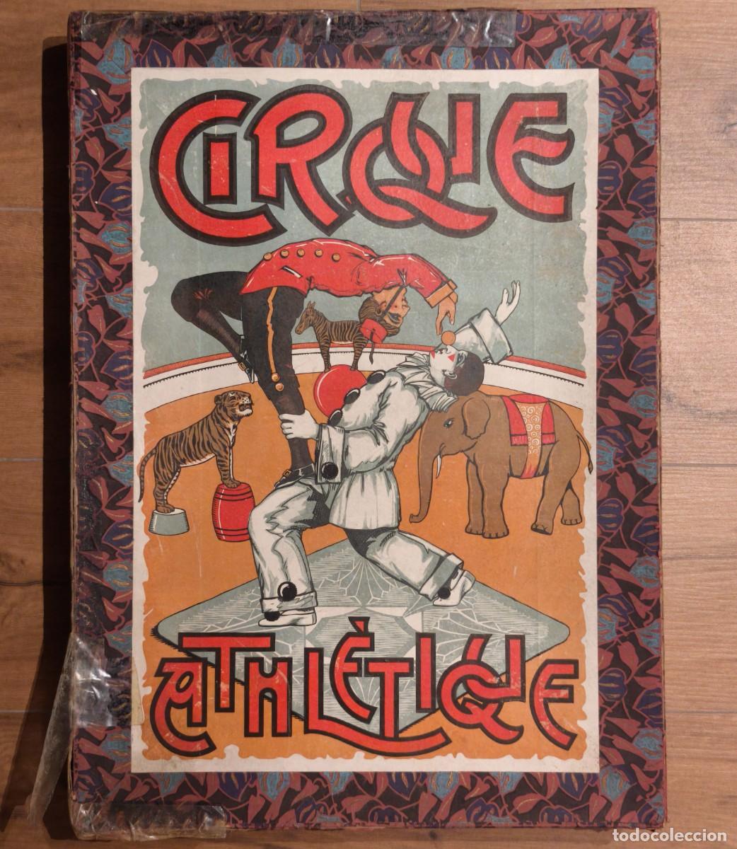 Juguetes antiguos y juegos de colecci&oacute;n: Cirque Athletique - Juego Circo de Madera Antiguo