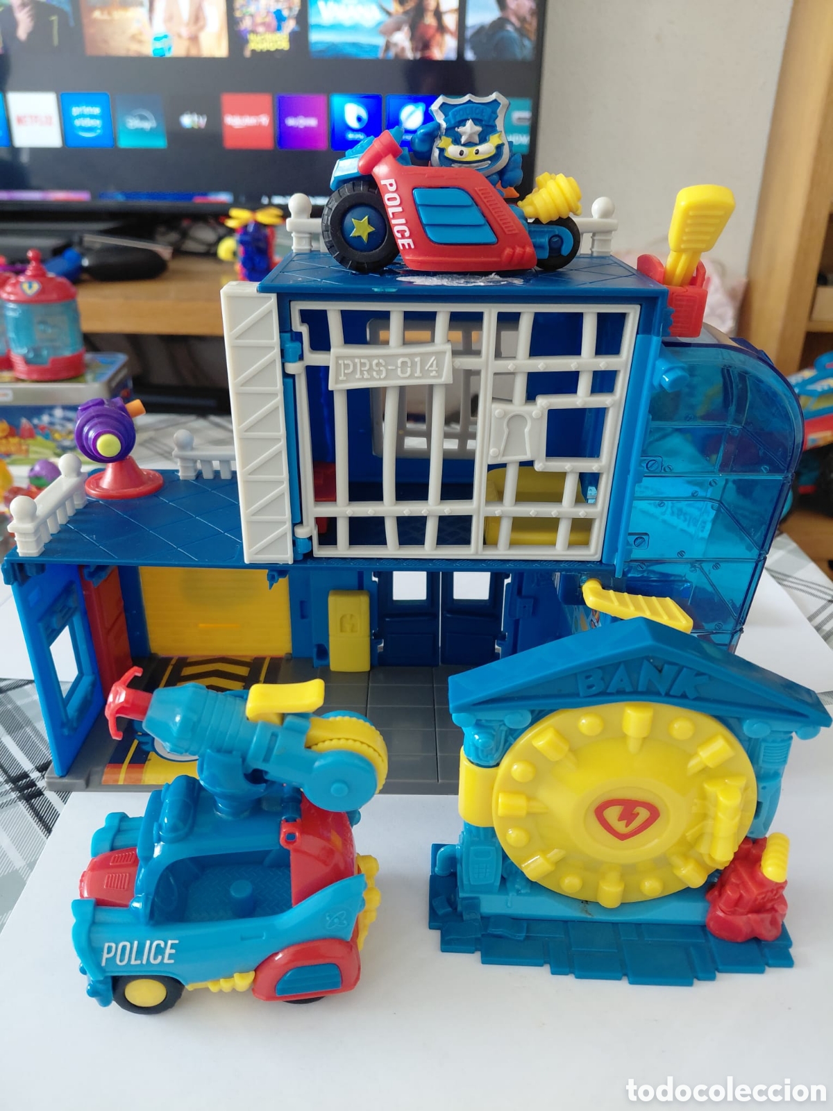 Juguetes antiguos y juegos de colecci&oacute;n: Superzing comisaria con todo incluido