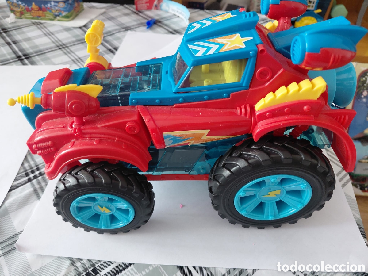 Juguetes antiguos y juegos de colecci&oacute;n: Superzing Hero Monster roller