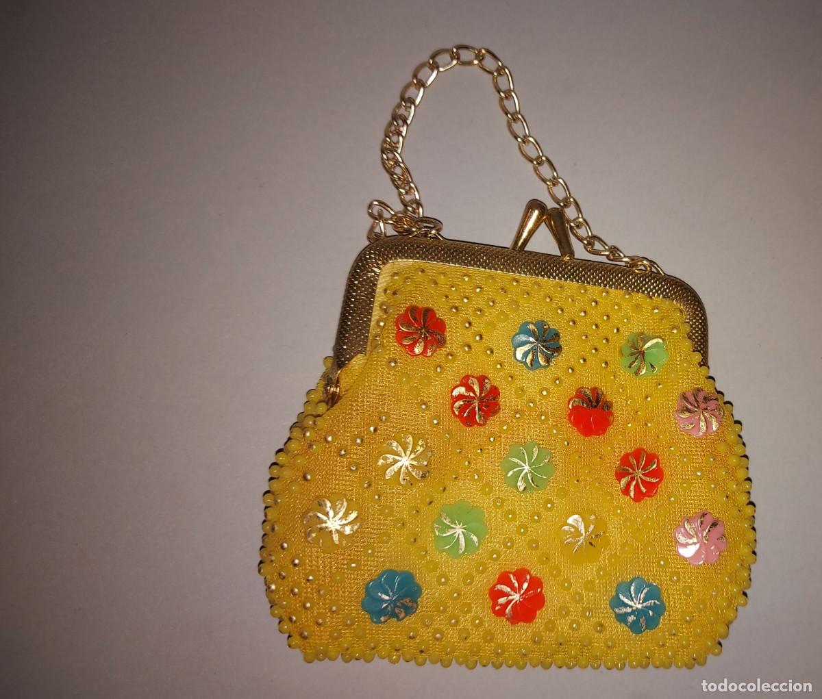 Juguetes antiguos y juegos de colecci&oacute;n: BOLSO MONEDERO- MONEDERO BOLITAS ANTIGUO KIOSKO A&Ntilde;OS 70 - 80 NUEVO SIN USO