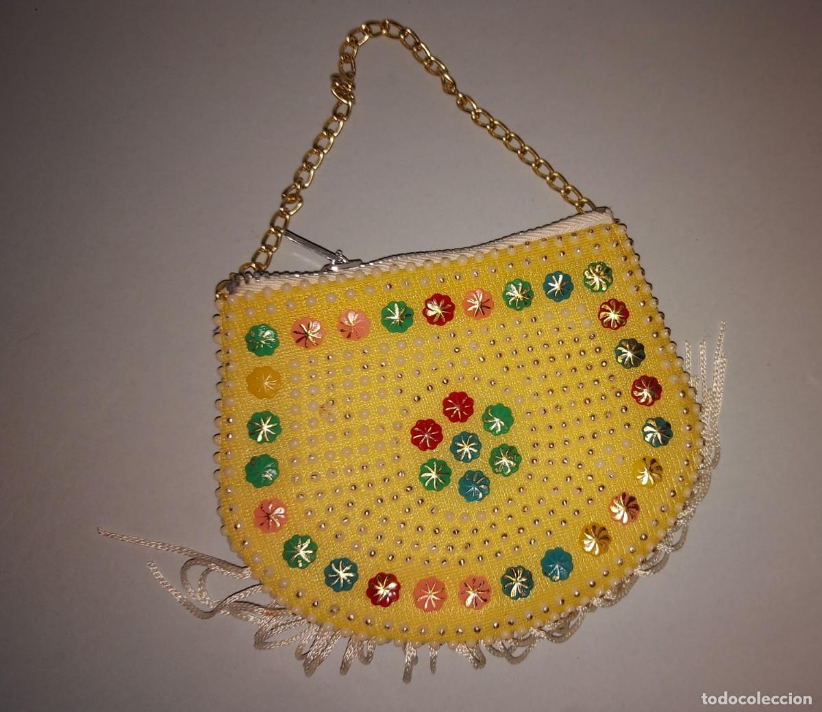 Juguetes antiguos y juegos de colecci&oacute;n: BOLSO MONEDERO- MONEDERO BOLITAS ANTIGUO KIOSKO A&Ntilde;OS 70 - 80