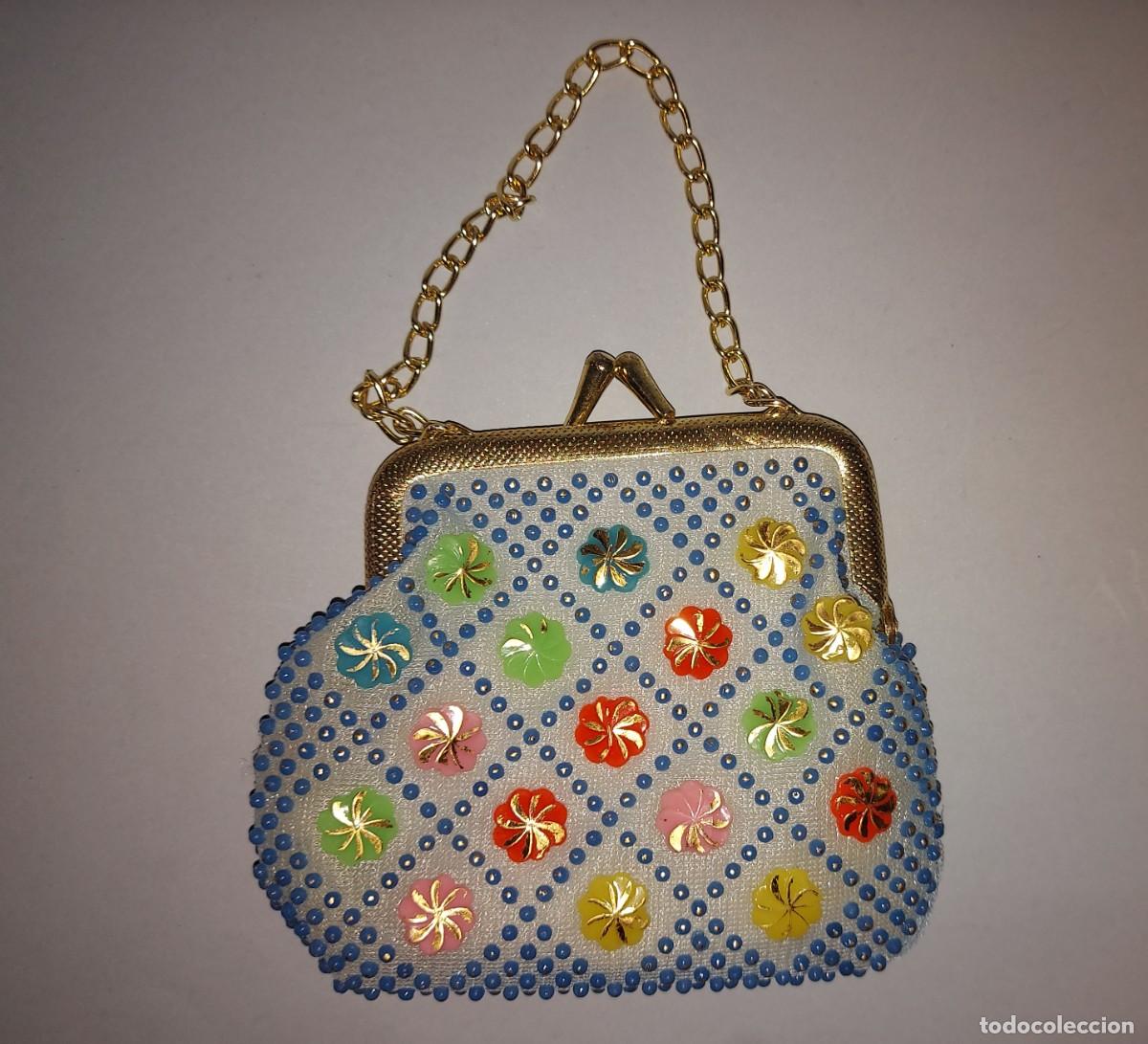 Juguetes antiguos y juegos de colecci&oacute;n: BOLSO MONEDERO- MONEDERO BOLITAS ANTIGUO KIOSKO A&Ntilde;OS 70 - 80