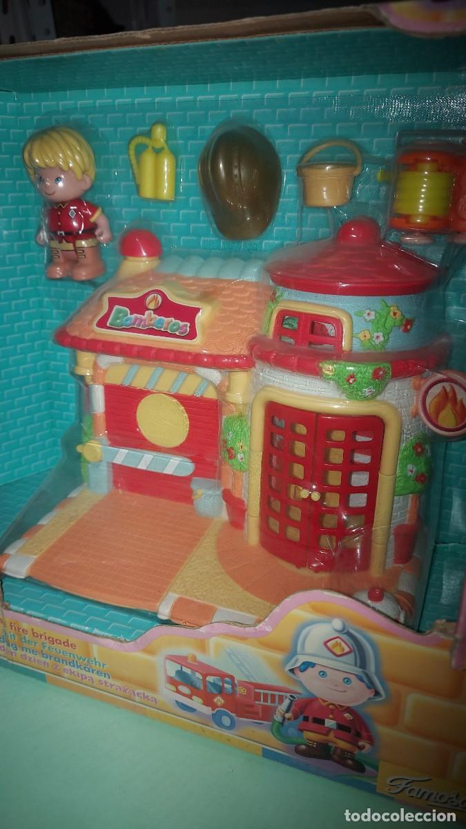 Juguetes antiguos y juegos de colecci&oacute;n: Pin y pon Un d&iacute;a en los bomberos de Famosa ref 2493
