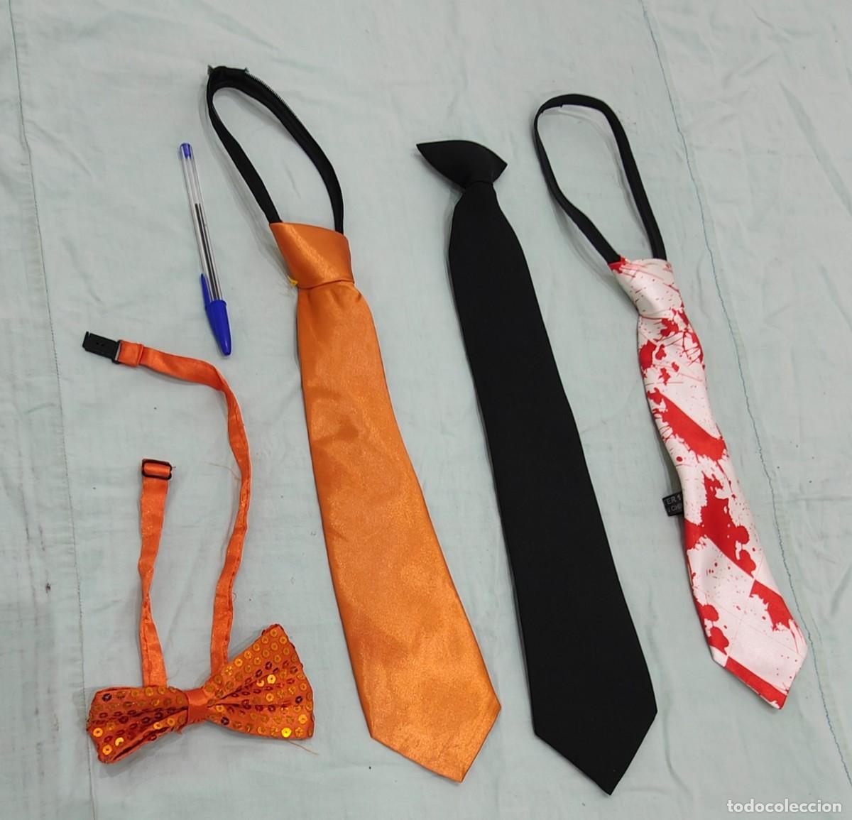 Juguetes antiguos y juegos de colecci&oacute;n: Corbatas y Pajarita de Disfraz.
