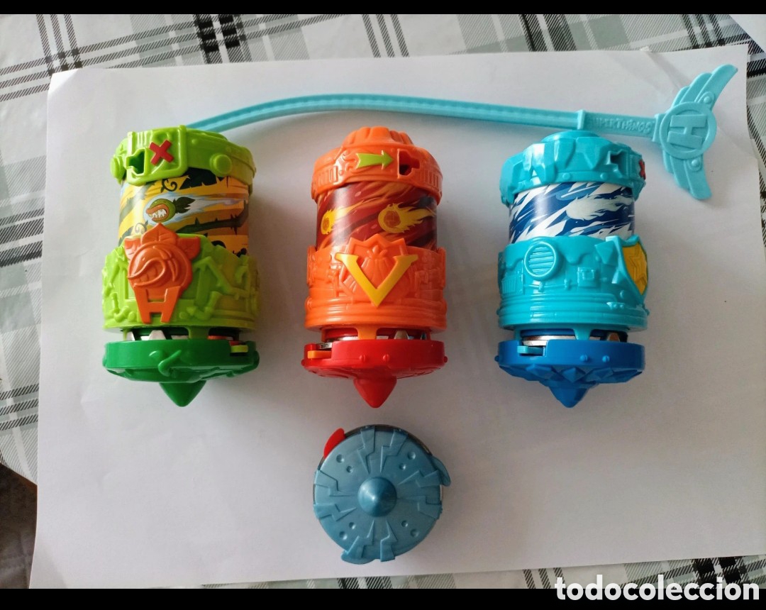 Juguetes antiguos y juegos de colecci&oacute;n: Superzing Battle spinners