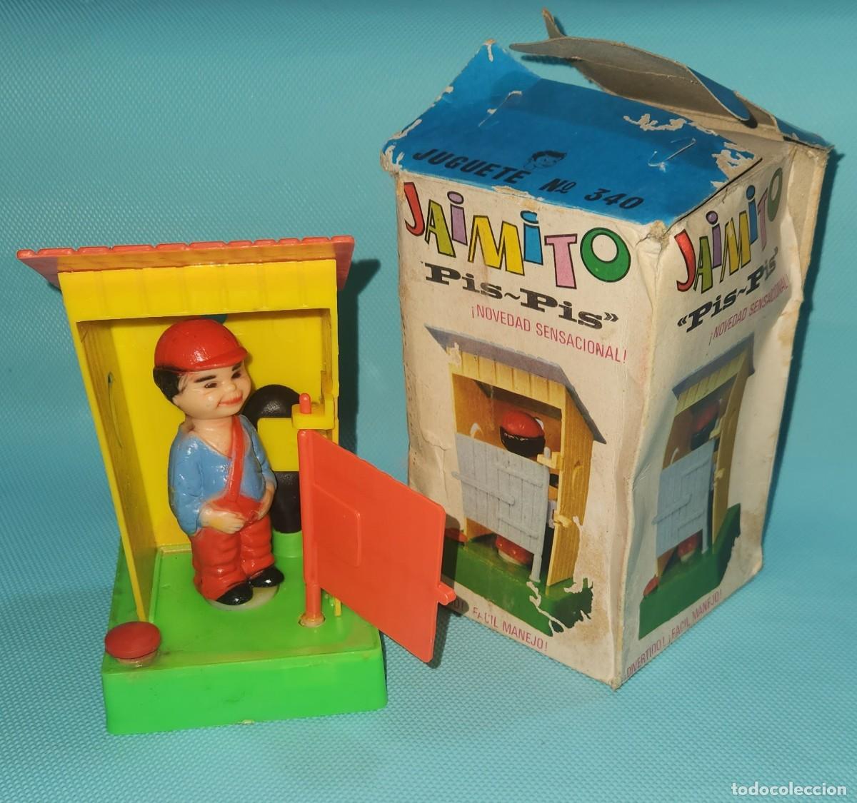 Juguetes antiguos y juegos de colecci&oacute;n: JAIMITO &rdquo;PIS-PIS&rdquo; antiguo juguete MOLTO - funcionando (ver fotos)